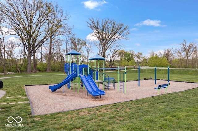 1013 Domino Dr, Carmel, IN 46032 - community playground featuring a lawn