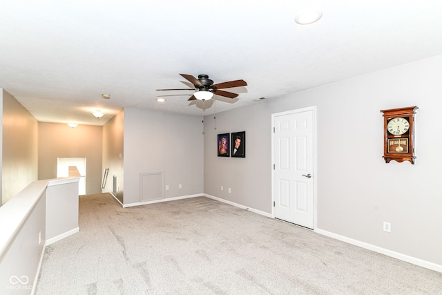 12092 Sugar Creek Rd, Noblesville, IN 46060 - carpeted empty room with a ceiling fan and baseboards