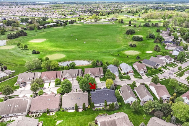 12092 Sugar Creek Rd, Noblesville, IN 46060 - aerial perspective of suburban area with a golf club and a large body of water