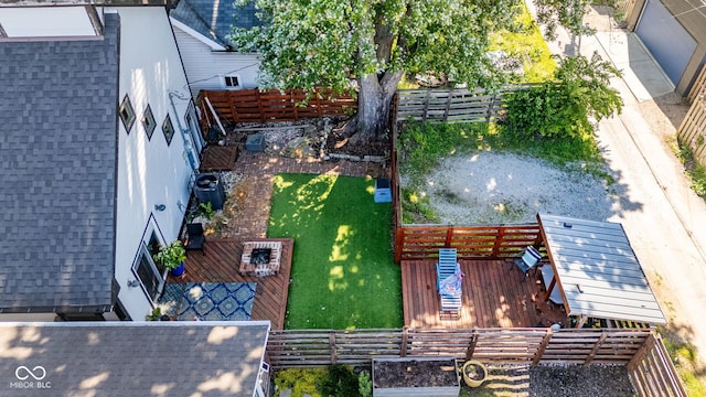 715 Terrace Ave, Indianapolis, IN 46203 - bird's eye view