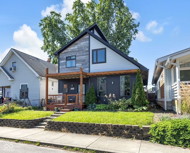 715 Terrace Ave, Indianapolis, IN 46203 - contemporary house with covered porch