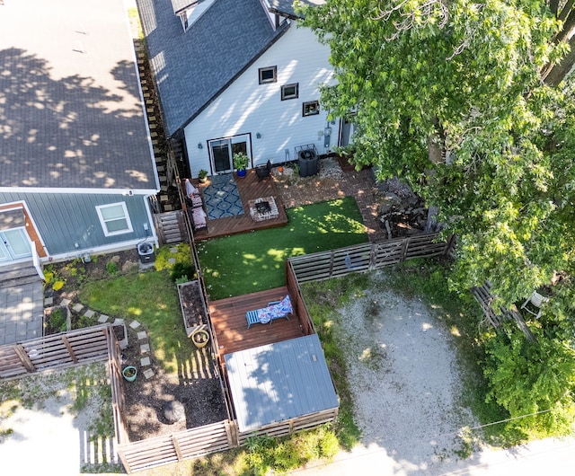 715 Terrace Ave, Indianapolis, IN 46203 - view from above of property