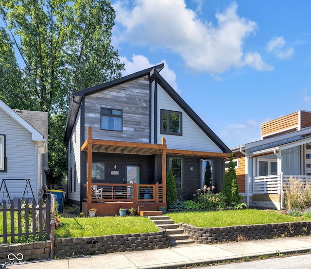 715 Terrace Ave, Indianapolis, IN 46203 - modern home with covered porch