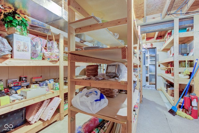 view of storage
