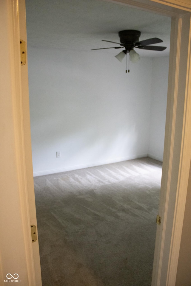 8912 Hosta Way, Indianapolis, IN 46113 - unfurnished room with carpet and ceiling fan