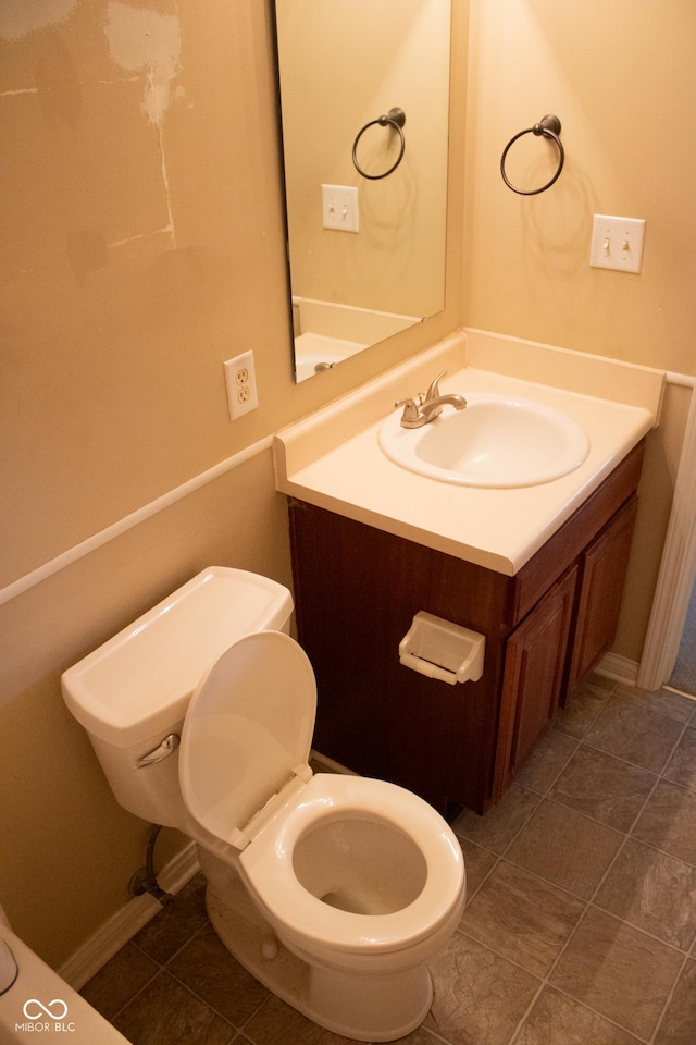 8912 Hosta Way, Indianapolis, IN 46113 - bathroom with vanity and tile patterned floors