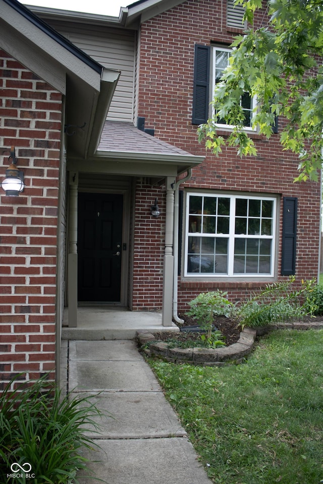 8912 Hosta Way, Indianapolis, IN 46113 - entrance to property with brick siding