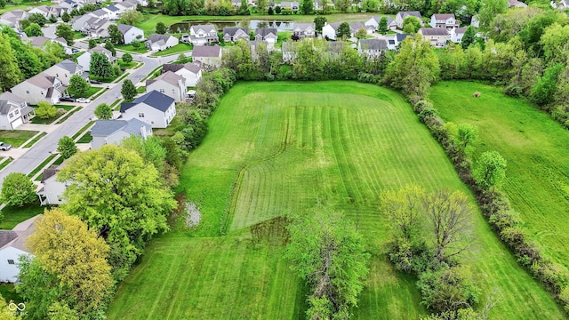 aerial view of residential area