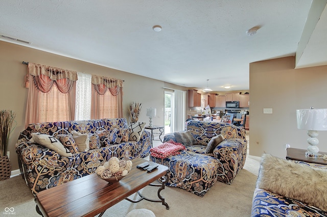 7303 Beal Ln, Indianapolis, IN 46217 - living room with light colored carpet and baseboards