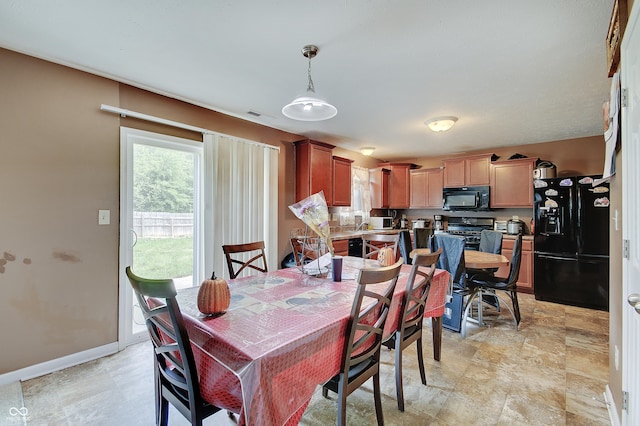 7303 Beal Ln, Indianapolis, IN 46217 - dining area with baseboards