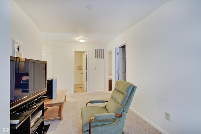 7303 Beal Ln, Indianapolis, IN 46217 - living area with light carpet and baseboards