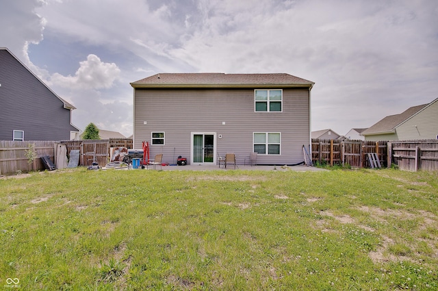 7303 Beal Ln, Indianapolis, IN 46217 - rear view of property with a patio area