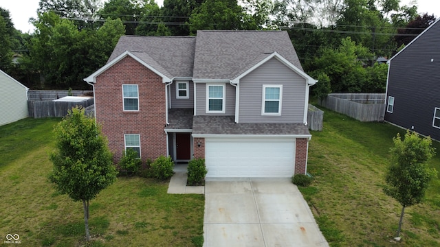 7303 Beal Ln, Indianapolis, IN 46217 - traditional-style home with brick siding, roof with shingles, and driveway
