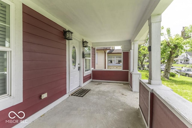 view of patio / terrace featuring a porch