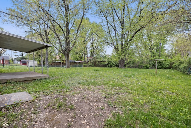 1116 Heatherwood Dr, Indianapolis, IN 46241 - view of yard featuring fence