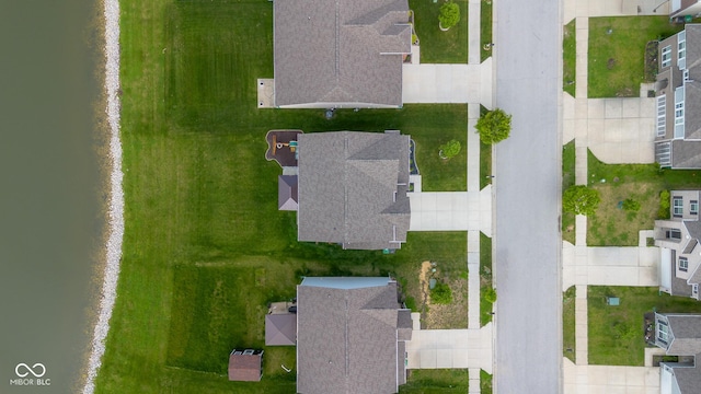 bird's eye view featuring a residential view