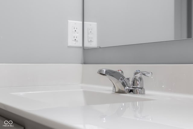 interior details featuring a sink