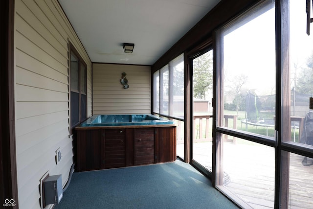 9903 E Raymond St, Indianapolis, IN 46239 - view of unfurnished sunroom