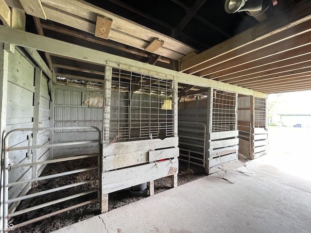 view of stable