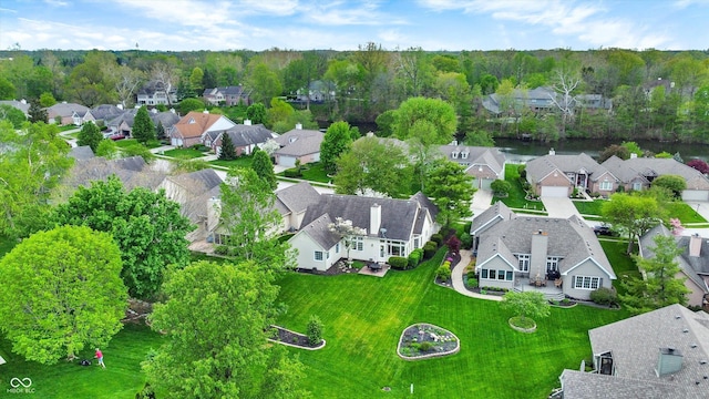birds eye view of property featuring a residential view
