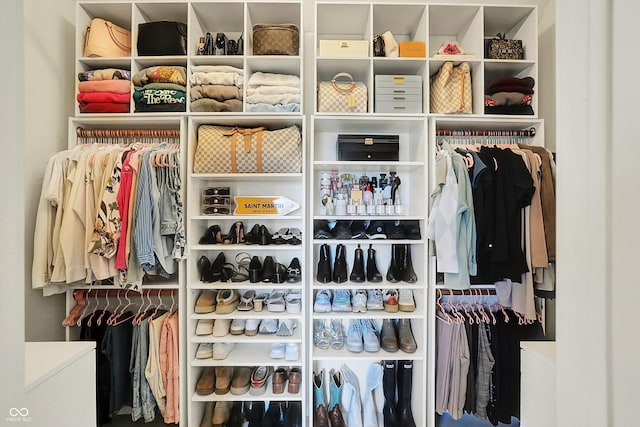 view of closet