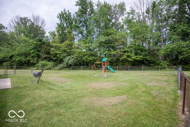 5340 N State Highway 7, North Vernon, IN 47265 - view of yard with a playground