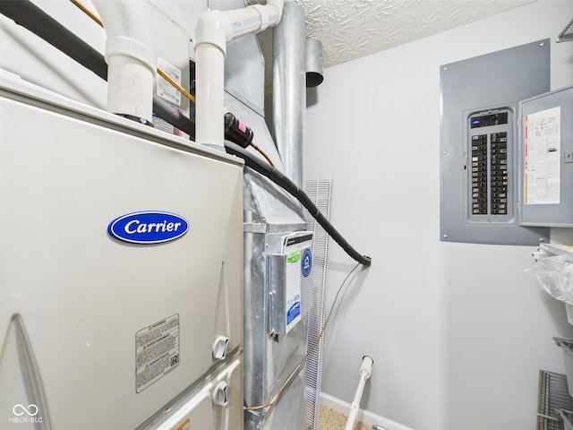 utility room with electric panel