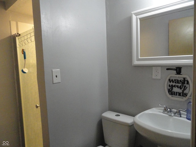 3426 Ireland Dr, Indianapolis, IN 46235 - half bath with toilet and a sink