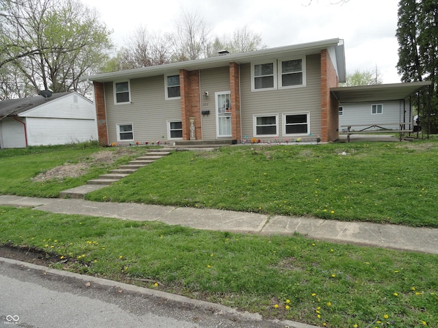 3426 Ireland Dr, Indianapolis, IN 46235 - raised ranch with a front lawn