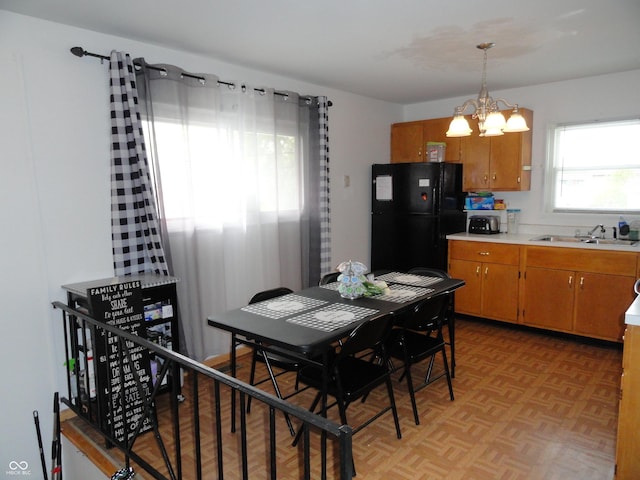 3426 Ireland Dr, Indianapolis, IN 46235 - dining room featuring a notable chandelier