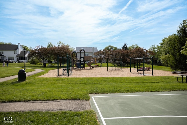 9718 Jupiter Pass, Carmel, IN 46032 - view of property's community with a lawn