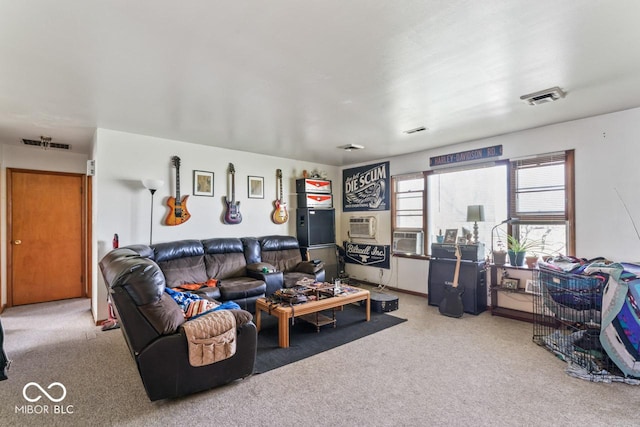 3200 Raible Ave, Anderson, IN 46011 - carpeted living room with visible vents