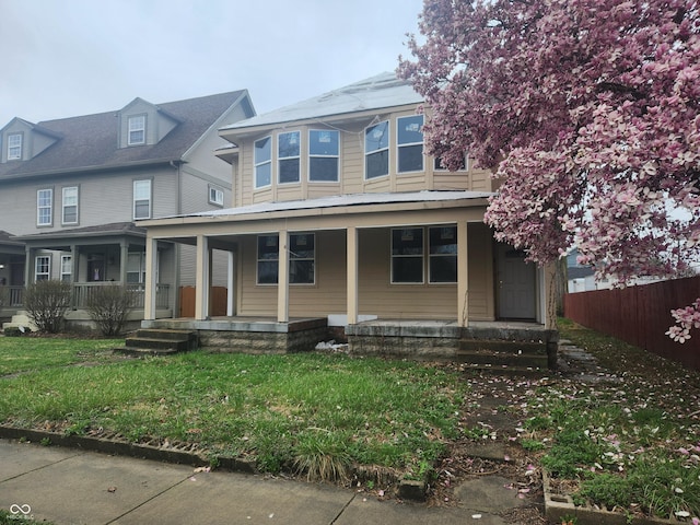 2626-2628 Carrollton Ave, Indianapolis, IN 46205 - view of front facade featuring covered porch