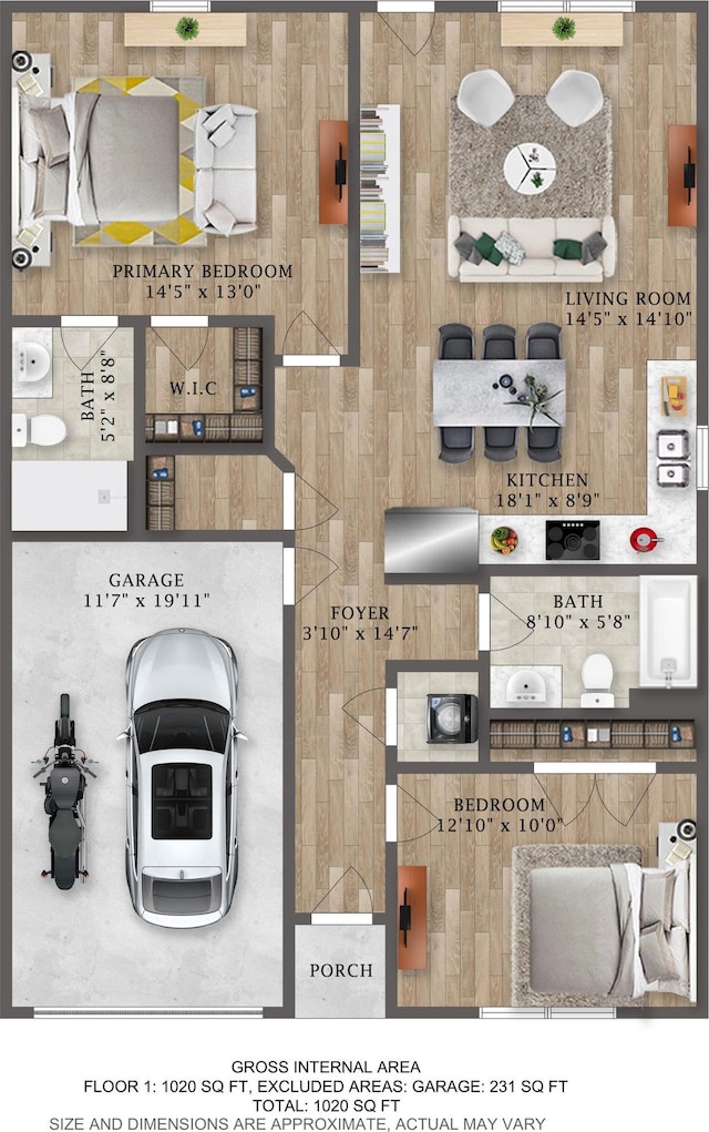 view of layout