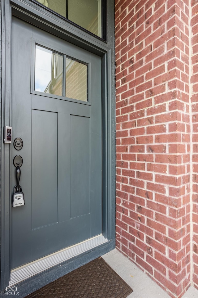 401 Jersey St, Westfield, IN 46074 - entrance to property with brick siding