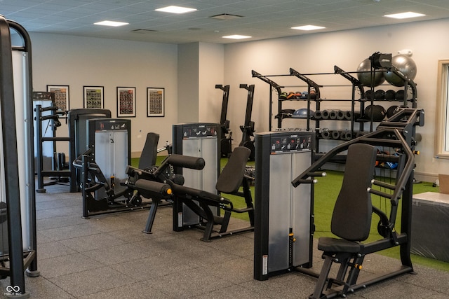 11064 Hamilton Run, Zionsville, IN 46077 - view of workout area