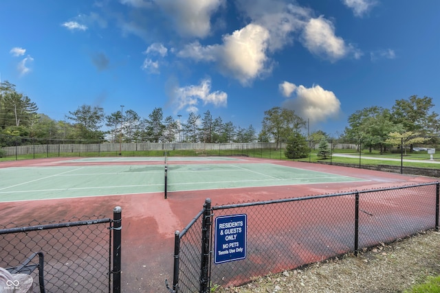 2823 Somerset Bay, Indianapolis, IN 46240 - view of tennis court