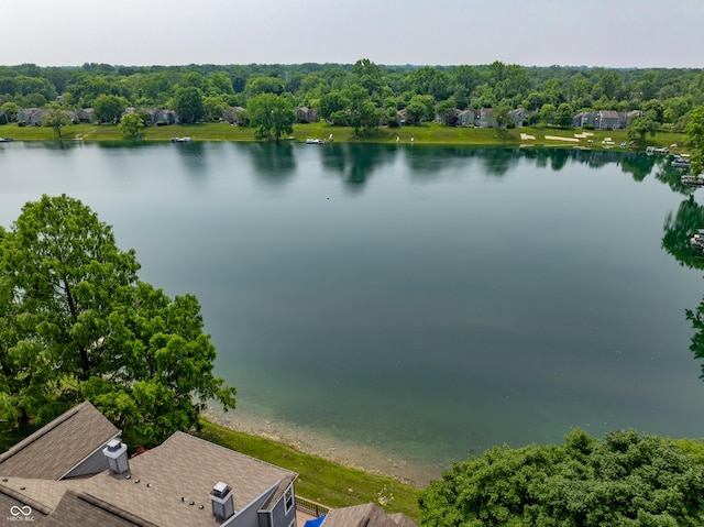 2823 Somerset Bay, Indianapolis, IN 46240 - bird's eye view of a nearby body of water