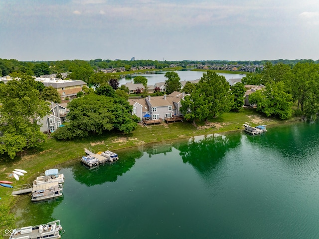 2823 Somerset Bay, Indianapolis, IN 46240 - bird's eye view of a large body of water
