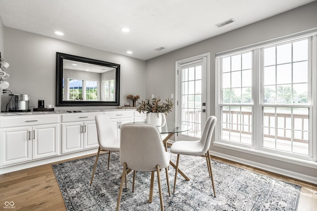2823 Somerset Bay, Indianapolis, IN 46240 - dining room with light wood-style floors and recessed lighting