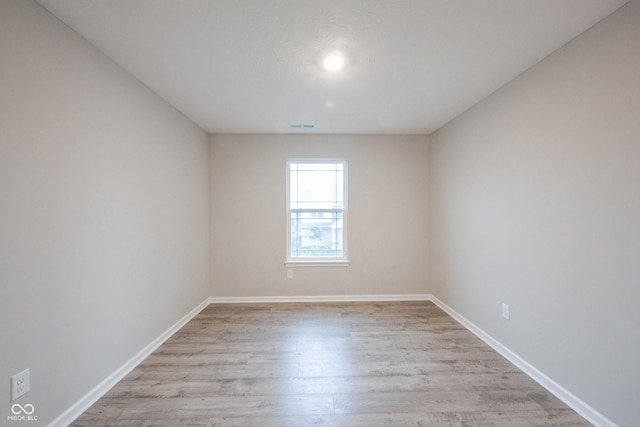 2628 Lamar Dr, Whitestown, IN 46075 - empty room featuring light wood-type flooring and baseboards