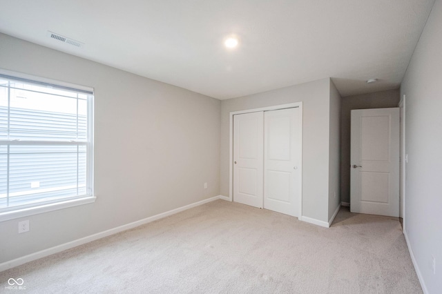 2628 Lamar Dr, Whitestown, IN 46075 - unfurnished bedroom with light carpet and a closet