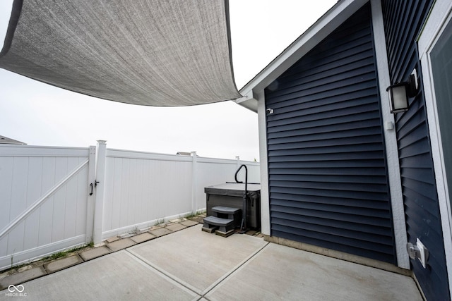 2628 Lamar Dr, Whitestown, IN 46075 - view of patio with a gate