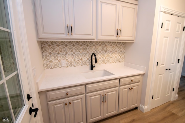 12520 E Stanley Rd, Selma, IN 47383 - washroom featuring a sink and light wood finished floors