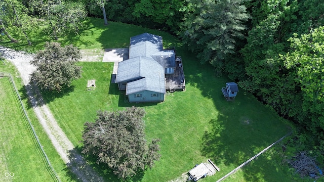 3282 S Conservation Club Rd, Morgantown, IN 46160 - view from above of property