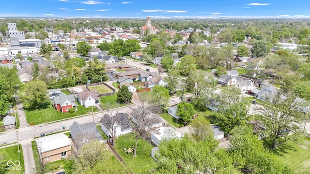 bird's eye view featuring a residential view