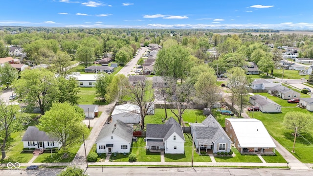 drone / aerial view featuring a residential view