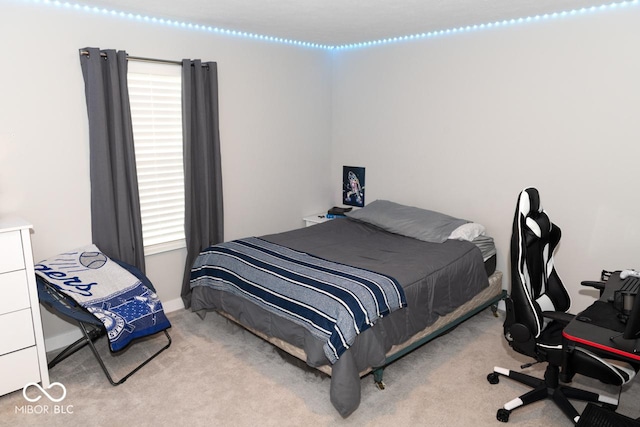 9176 Springbrook Dr, Pendleton, IN 46064 - carpeted bedroom with a desk