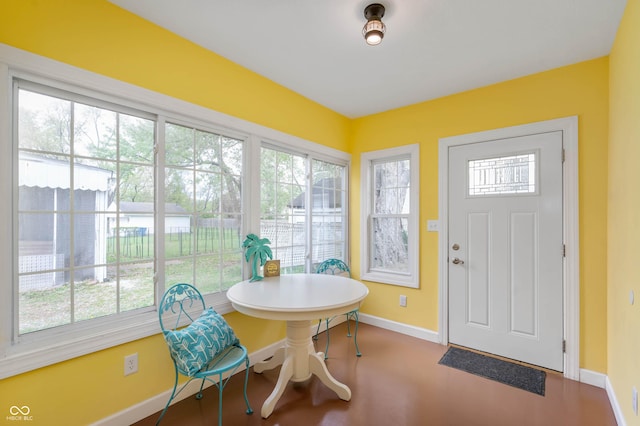 155 N Franklin Rd, Indianapolis, IN 46219 - sunroom / solarium featuring a healthy amount of sunlight and baseboards