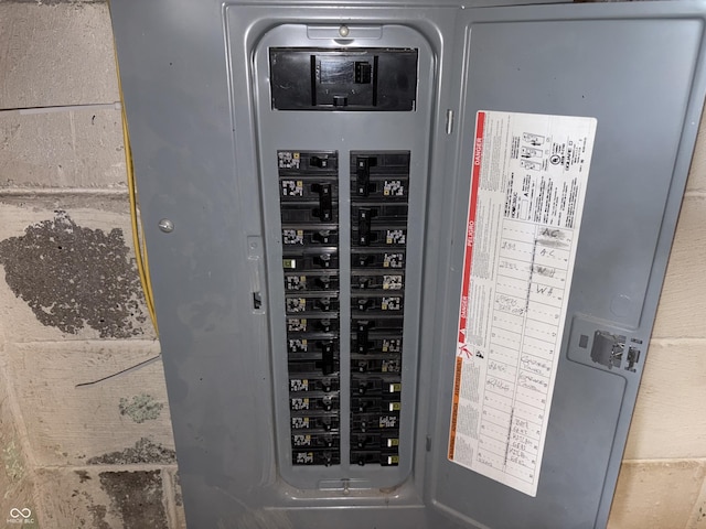 155 N Franklin Rd, Indianapolis, IN 46219 - utility room featuring electric panel